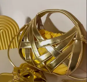 Gold Bottega Inspired Bag