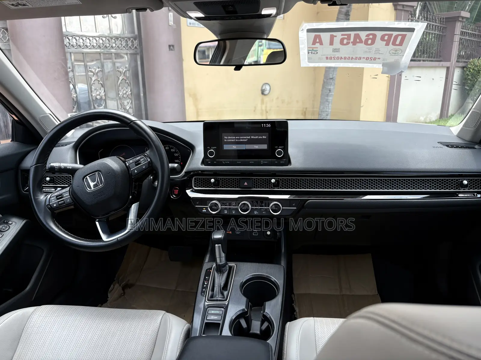 Honda Civic EX-L CVT 2024 Gray