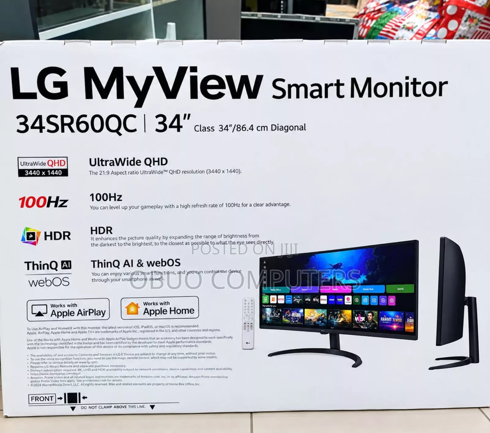 LG My View 34 inches Smart Monitor