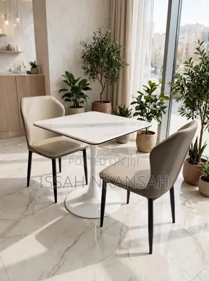 Round Back Glass Table and 2 Chairs