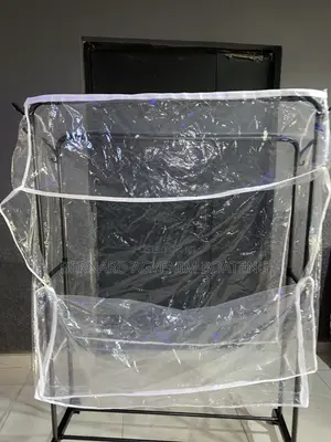 Double Clothes Rack With Dust Cover
