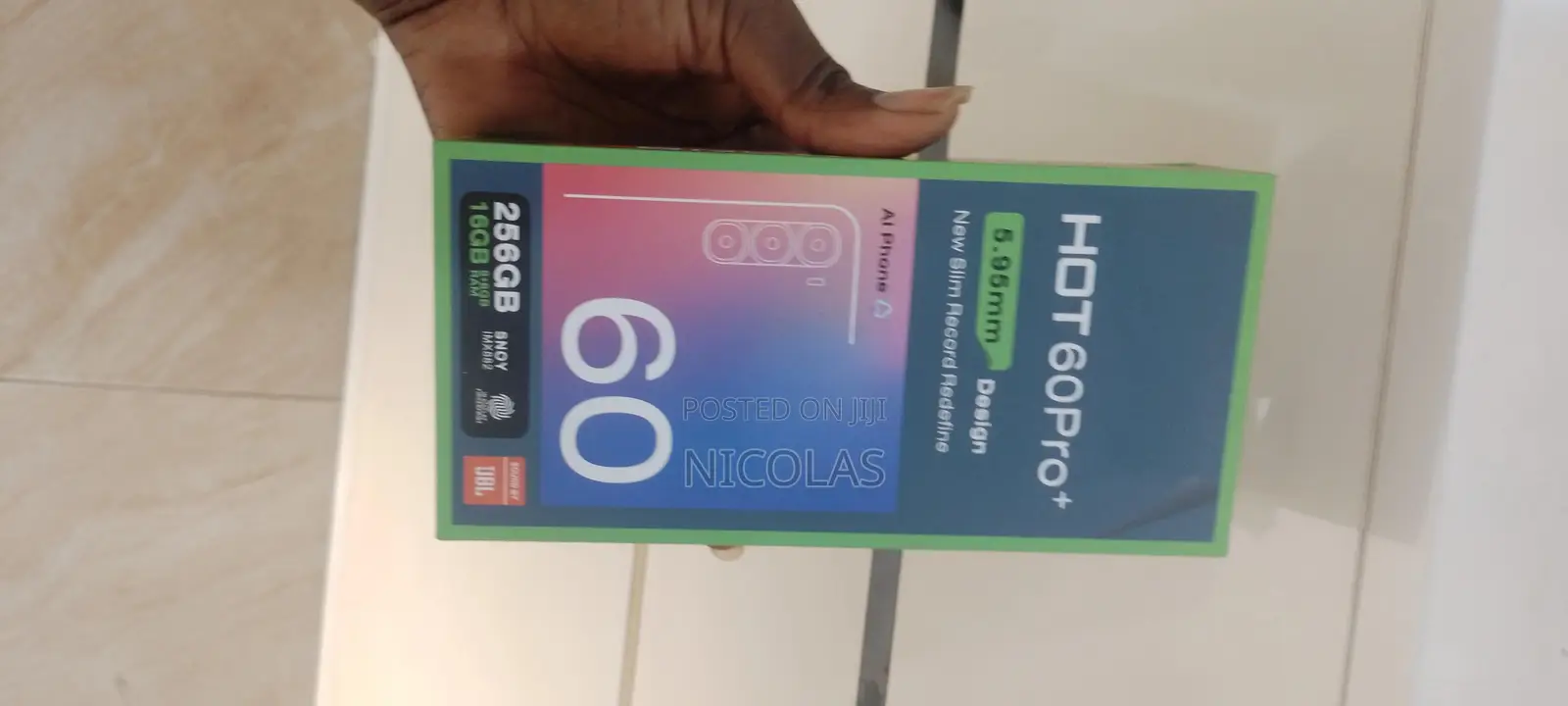 New Infinix Hot 60 Pro+ 256 GB Black