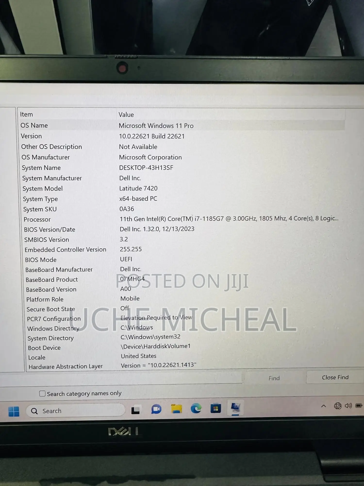 Laptop Dell Latitude 7420 16GB Intel Core i7 SSD 256GB