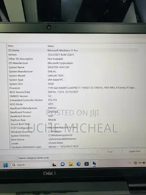 Laptop Dell Latitude 7420 16GB Intel Core i7 SSD 256GB