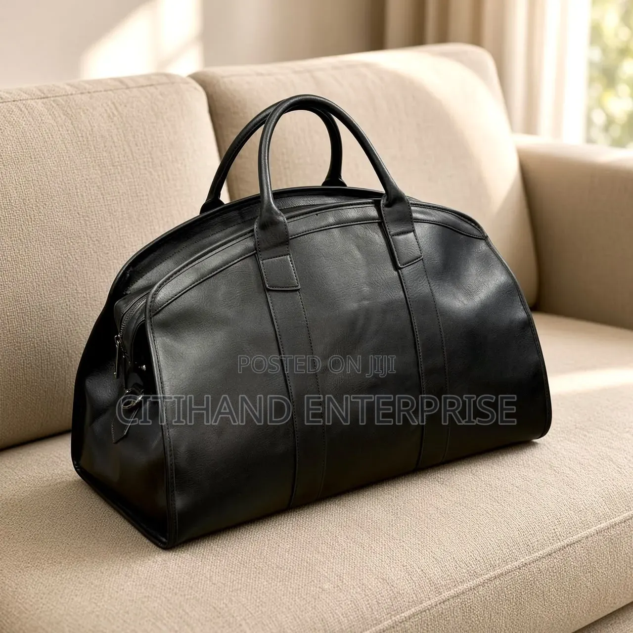 Solid Leather Medium Size Bag - Strong!!
