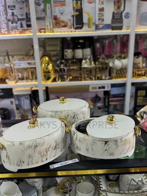 3pcs Luxury Marble Food Warmer