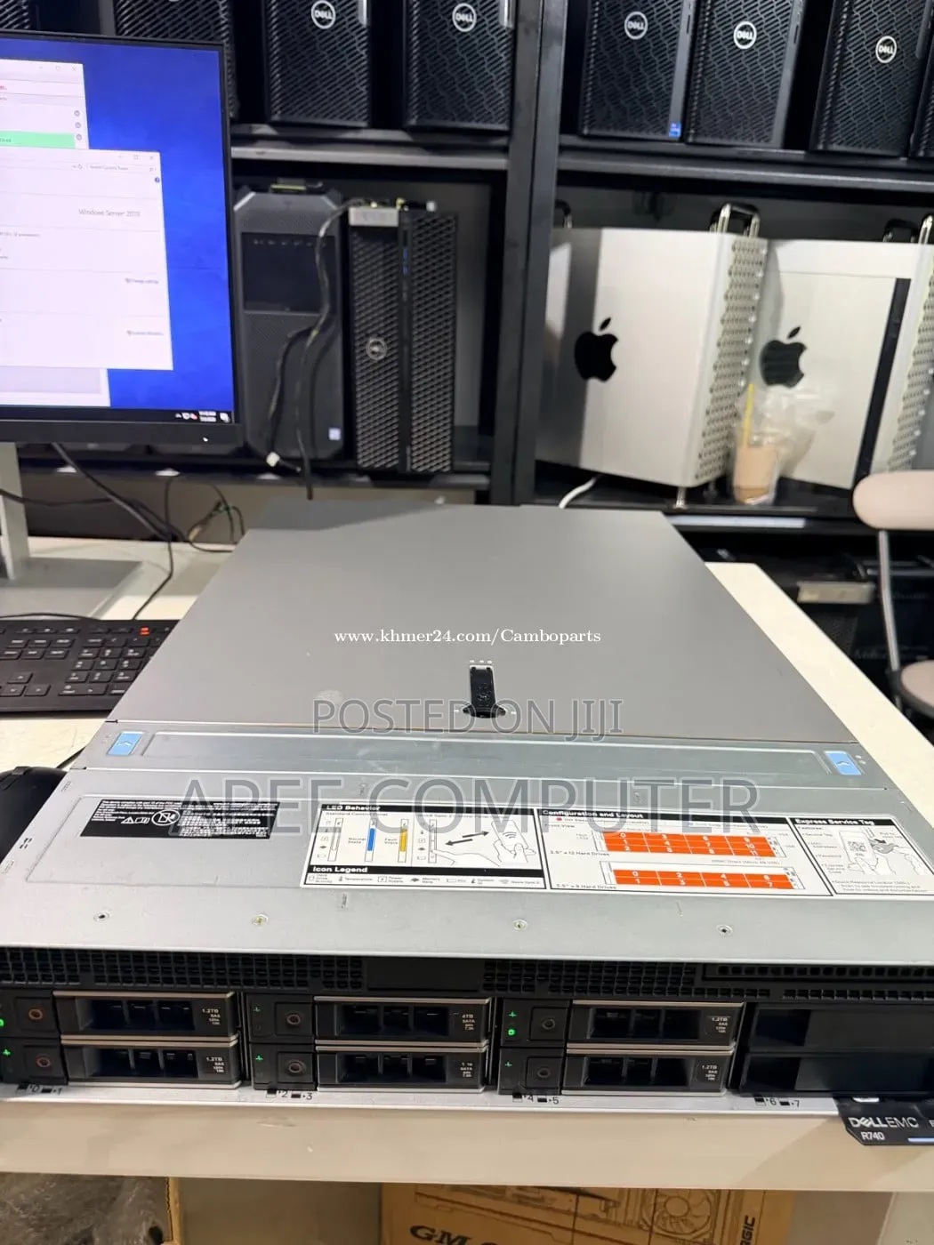 Server Dell PowerEdge R740 96GB Intel Xeon SSHD+SSD 3T