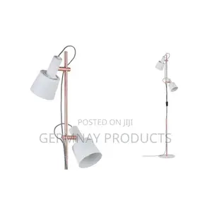 Haldar Floor Lamp White/Copper - Paulmann