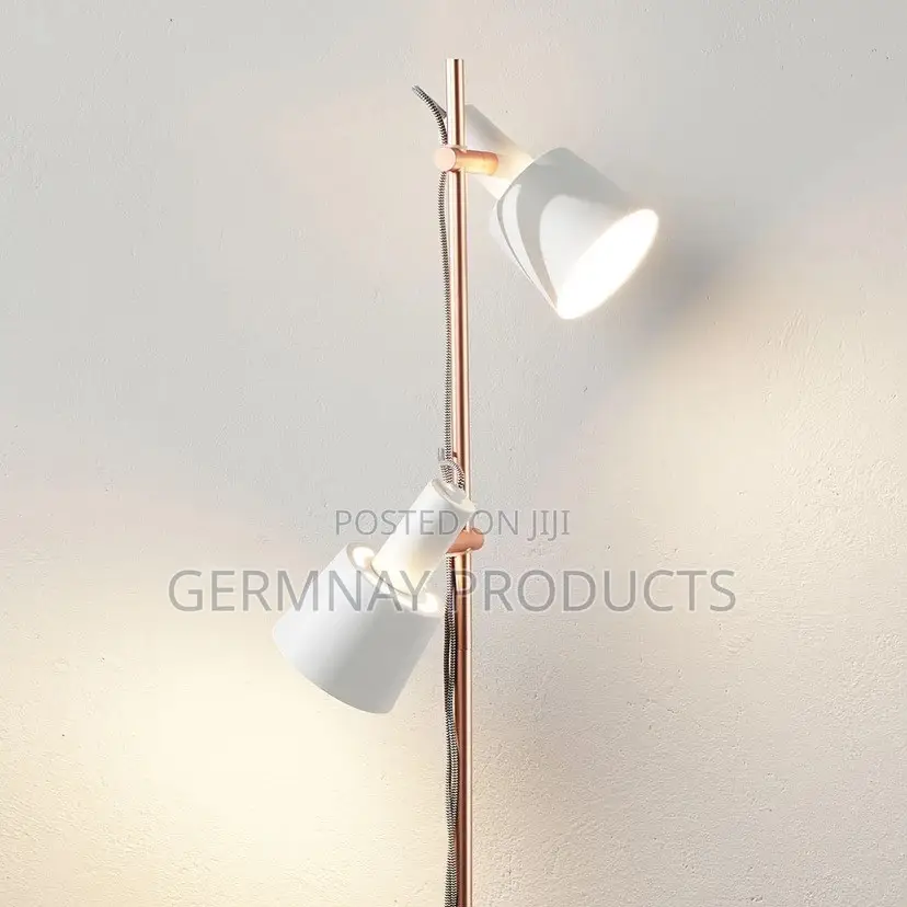 Haldar Floor Lamp White/Copper - Paulmann