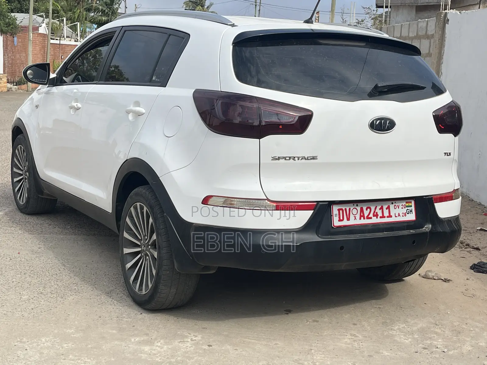 Kia Sportage EX 4dr SUV (2.4L 4cyl 6A) 2012 White