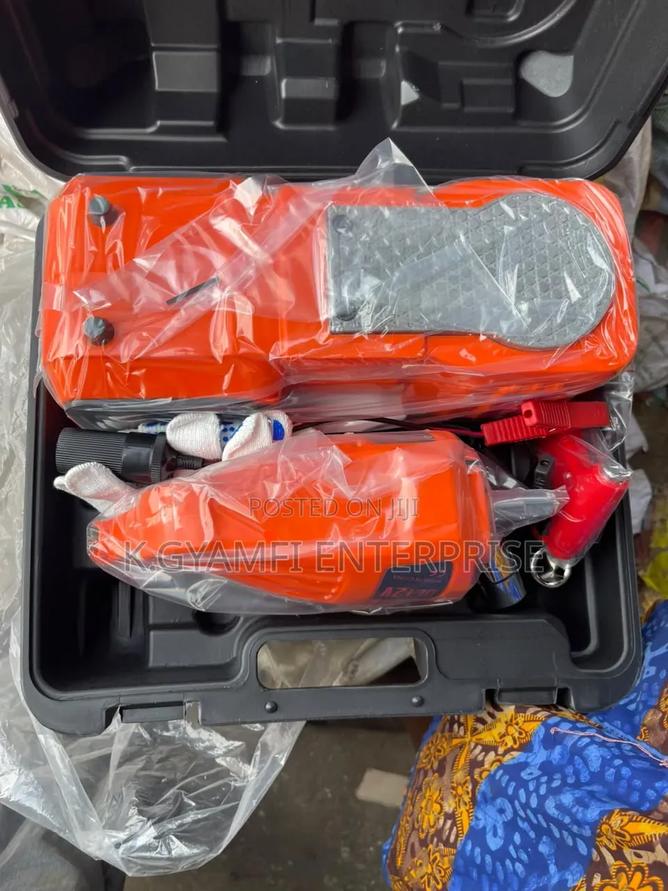 Hydraulic Electric Car Jack With Wrench and Tire Inflator