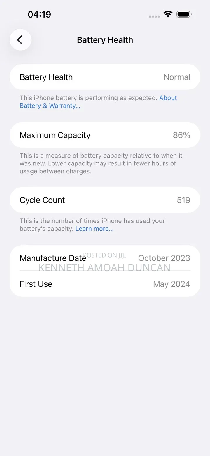 Apple iPhone 15 Plus 128 GB Black