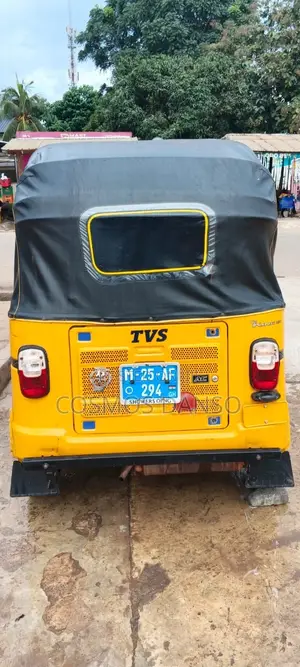 TVS King Deluxe Plus iTouch Start 2025 Yellow