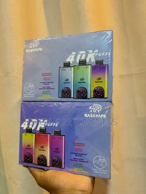 Kasavape Puffs | Cherry Ice Peach Ice | GHS 220 Accra