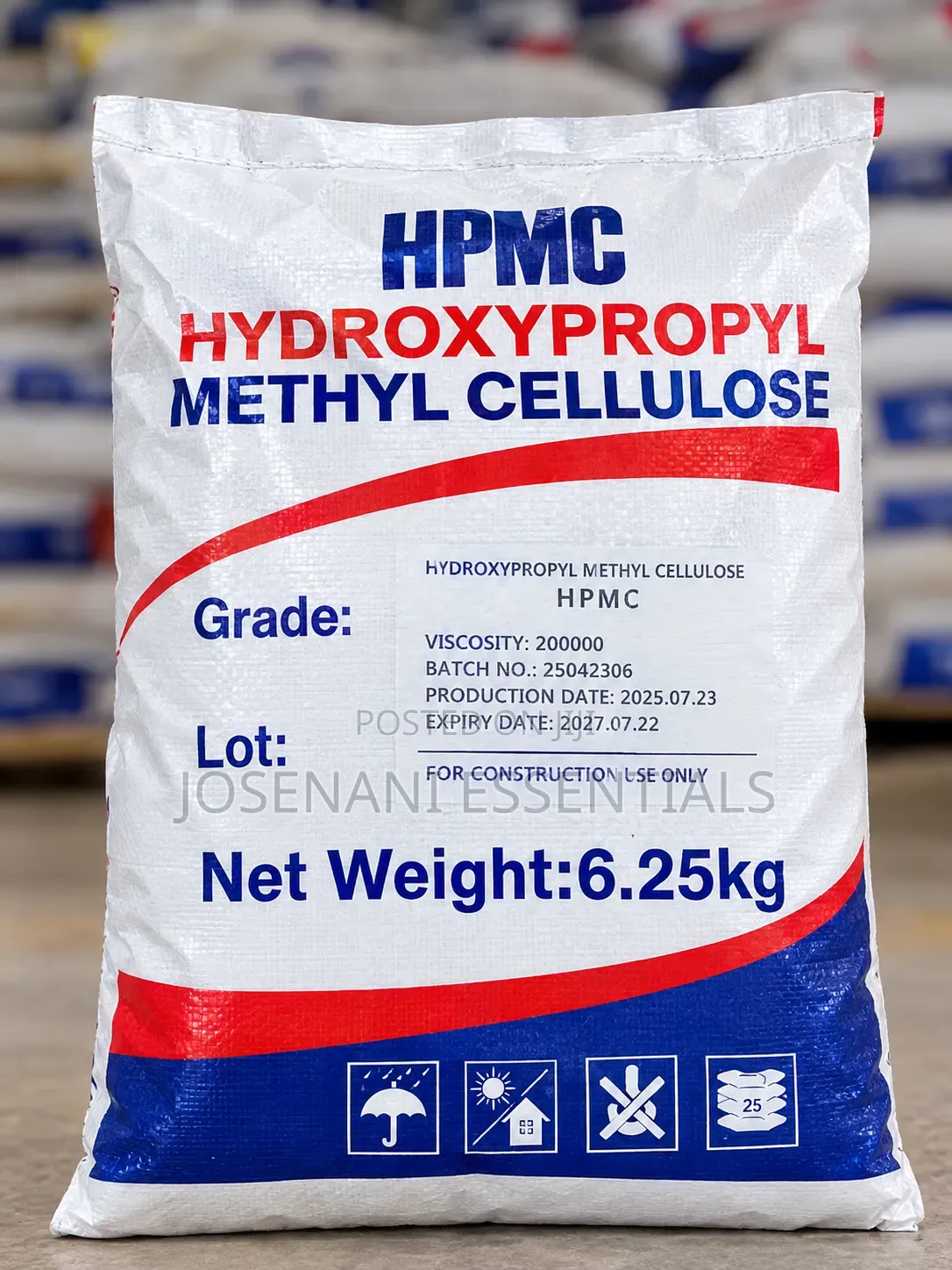 HPMC 6.25kg | Hydroxypropyl Methyl Cellulose