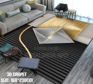 Luxurious 3d Centre Carpet 160by 230cm