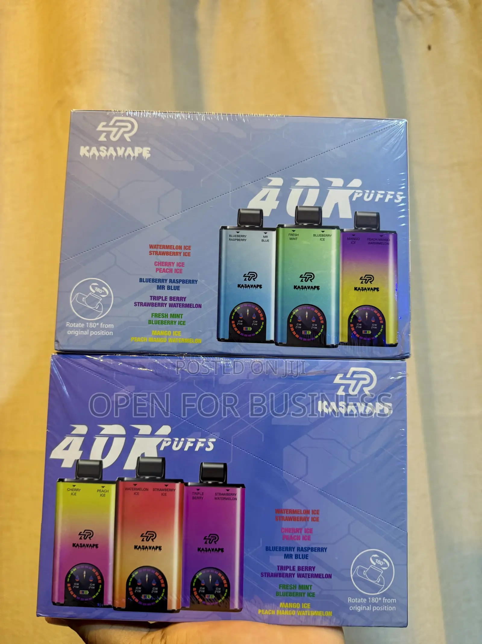 Kasavape Puffs | Blueberry Raspberry Mr Blue | GHS 220