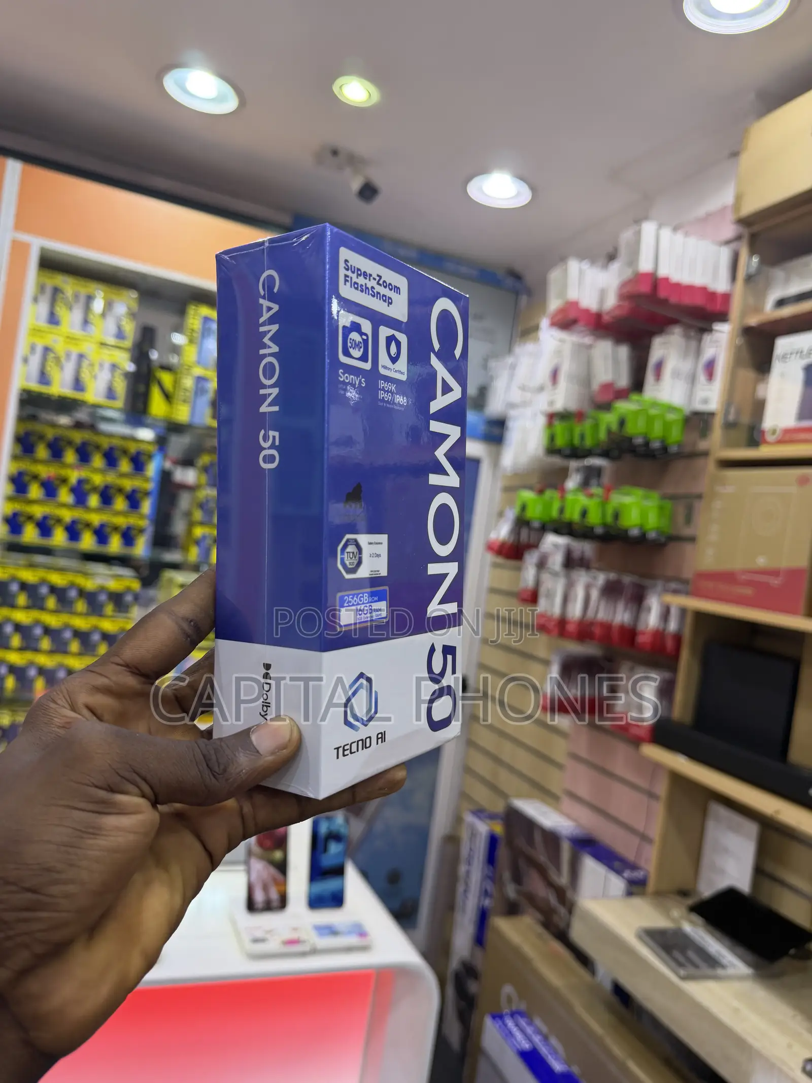 New Tecno Camon 50 256 GB Gray