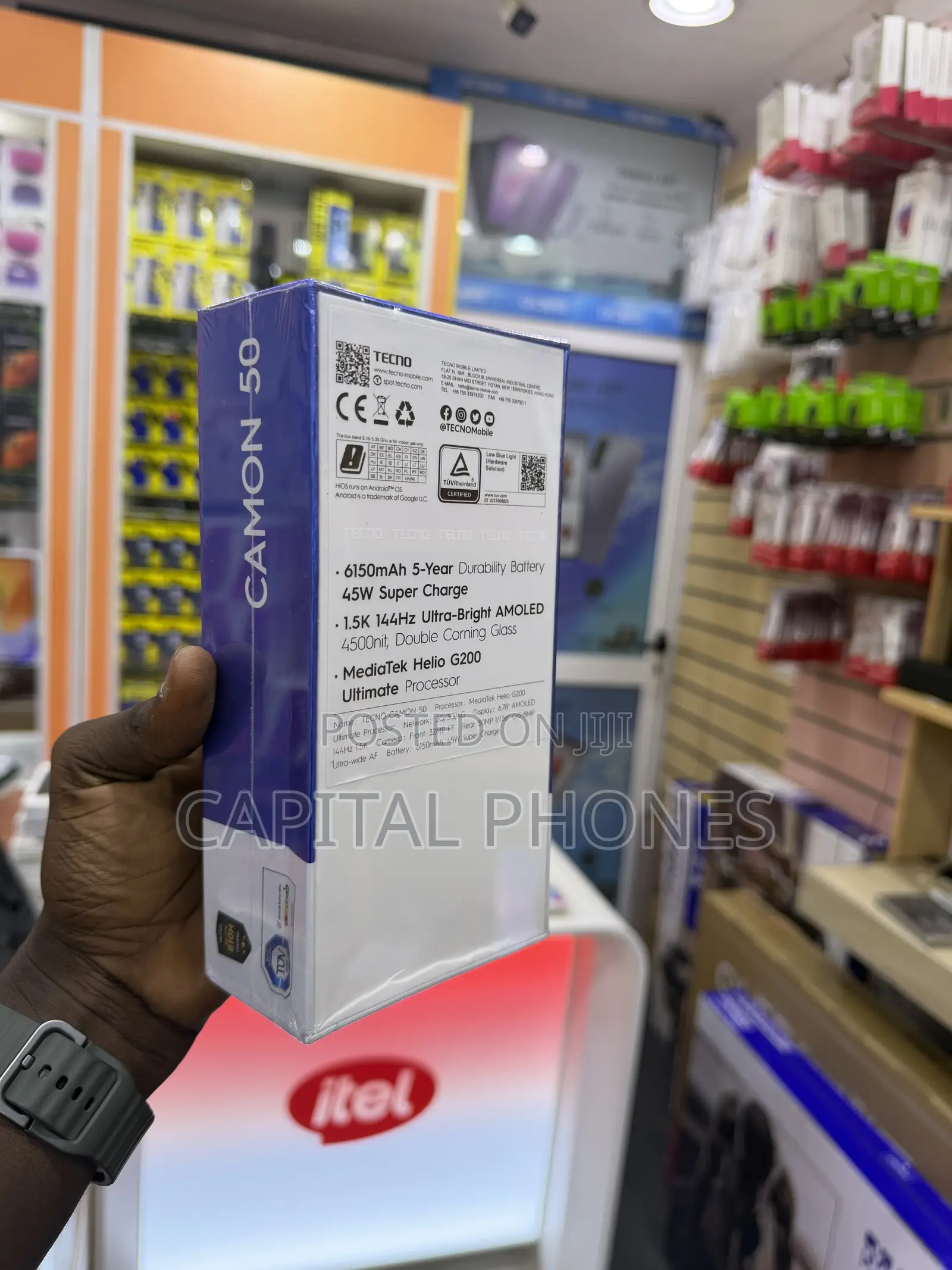 New Tecno Camon 50 256 GB Gray
