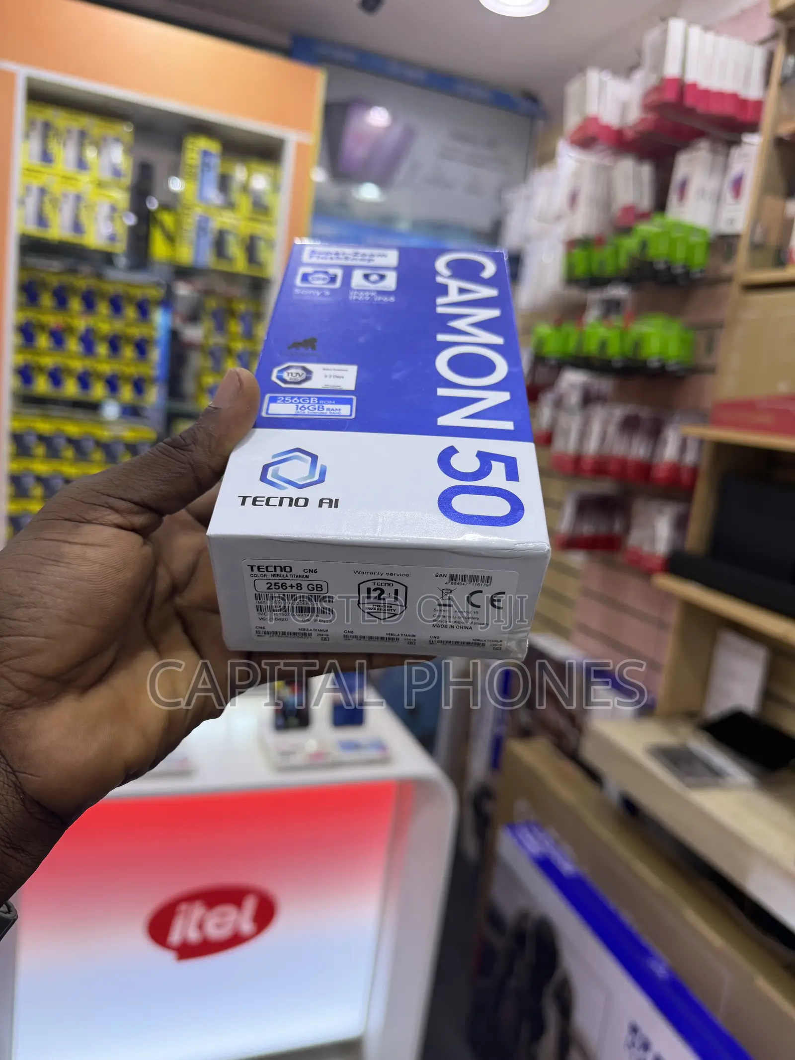 New Tecno Camon 50 256 GB Gray