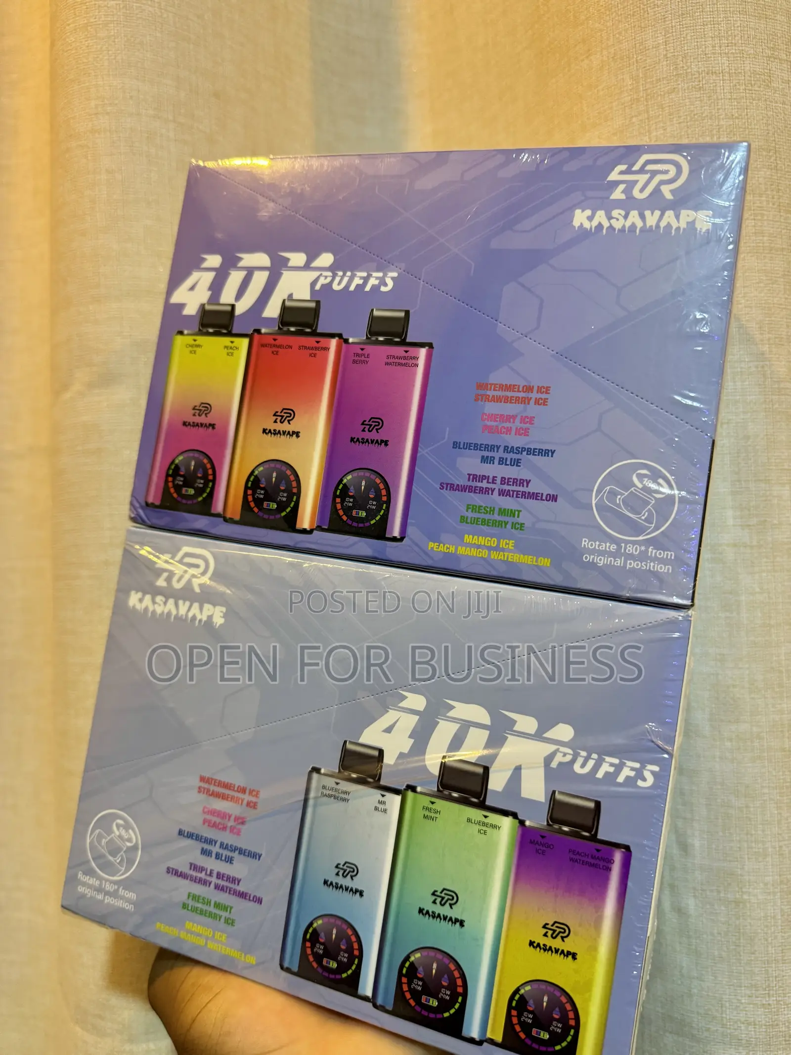 Kasavape Puffs | Triple Berry Strawberry Watermelon | GHS 220