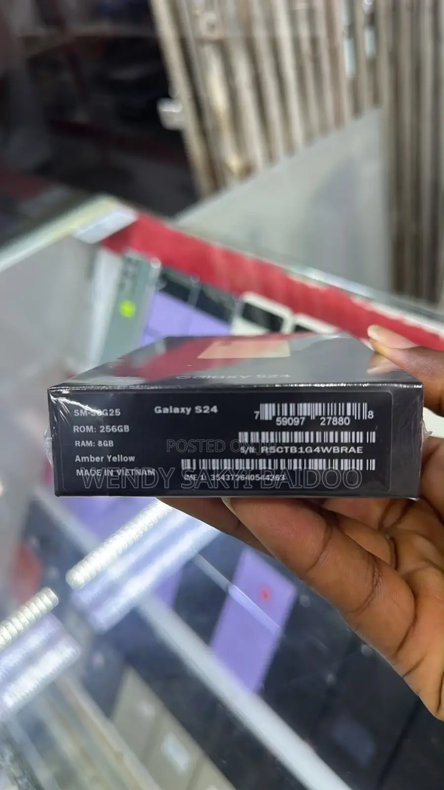 New Samsung Galaxy S24 128 GB Orange