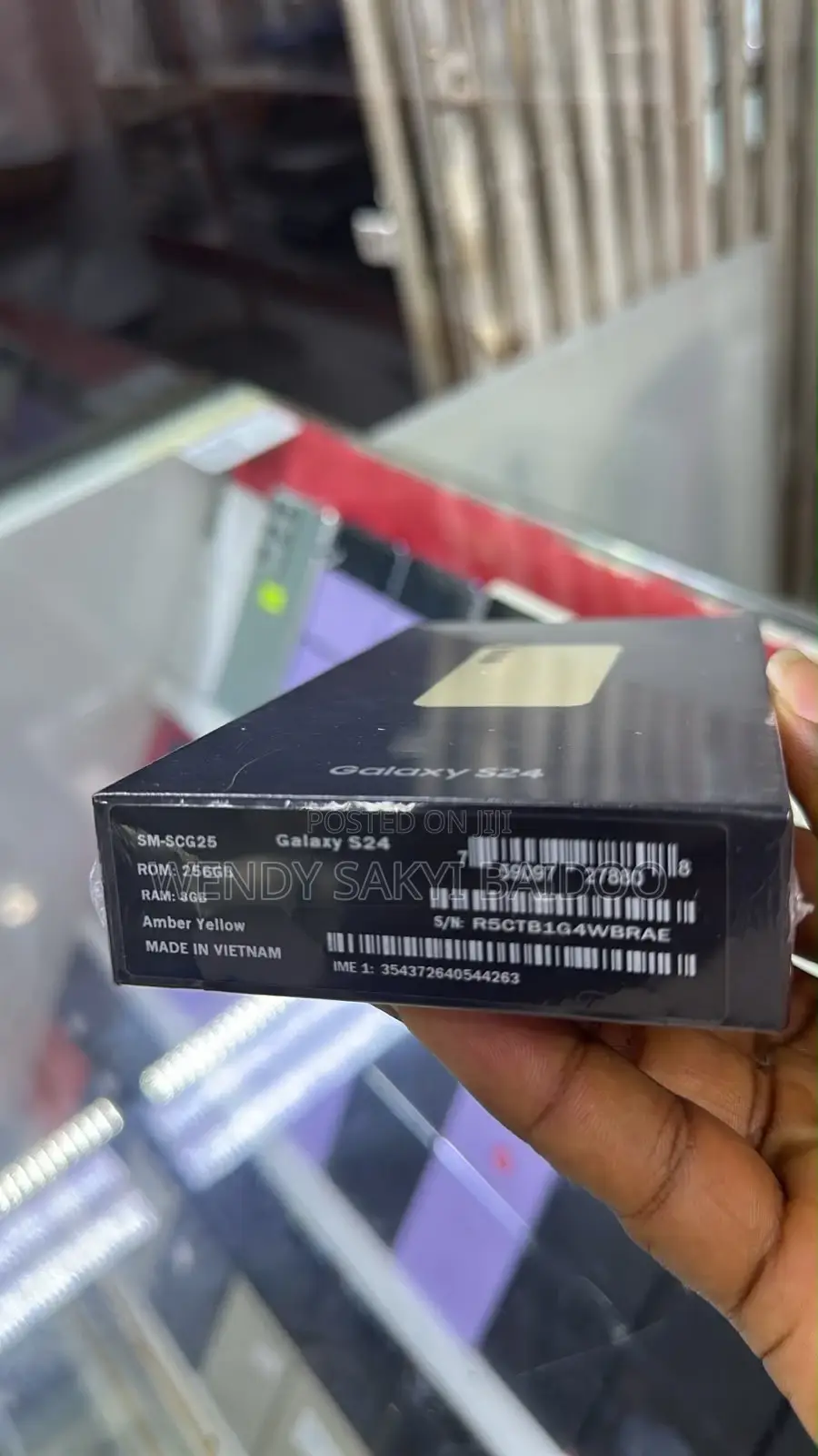 New Samsung Galaxy S24 128 GB Orange