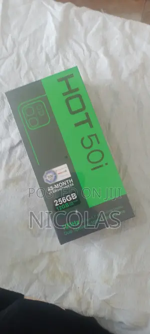 New Infinix Hot 50i 256 GB Black