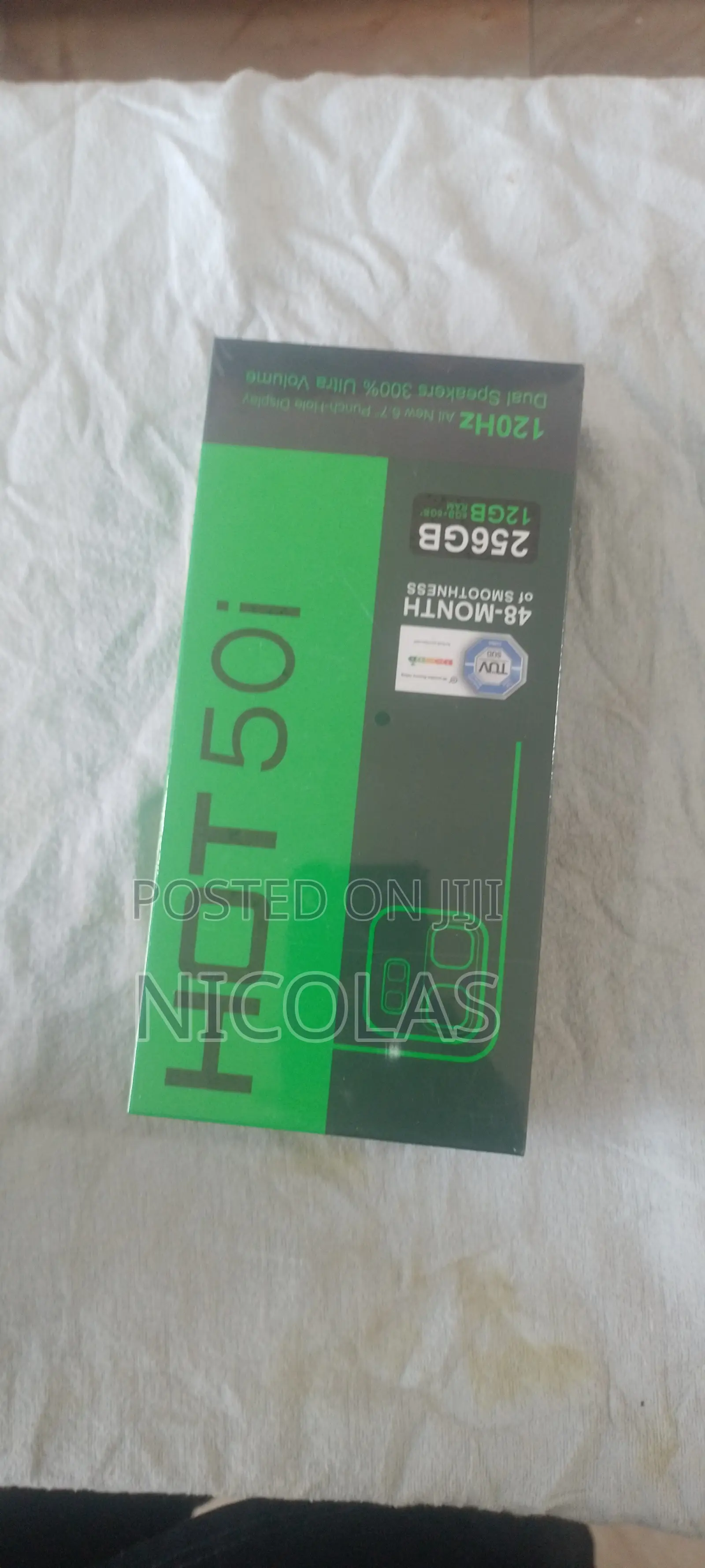 New Infinix Hot 50i 256 GB Black