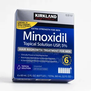 Kirkland Minoxidil Box (#1 Dermatologist Recommended Product)