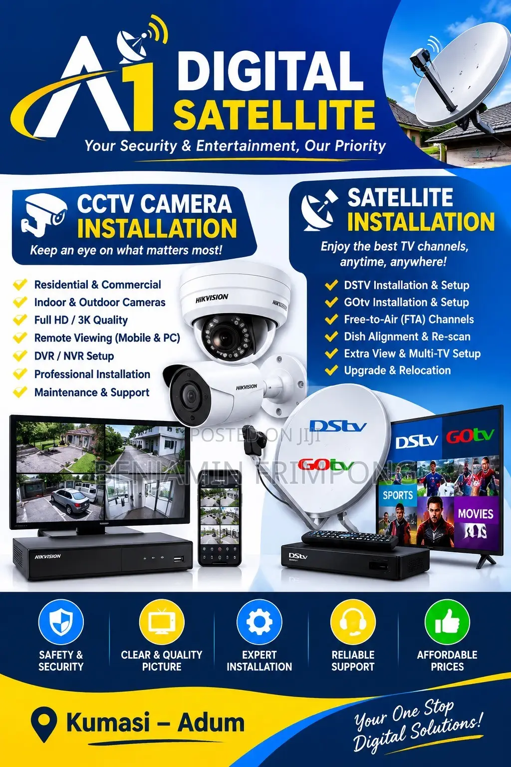 CCTV and Satellites Installation