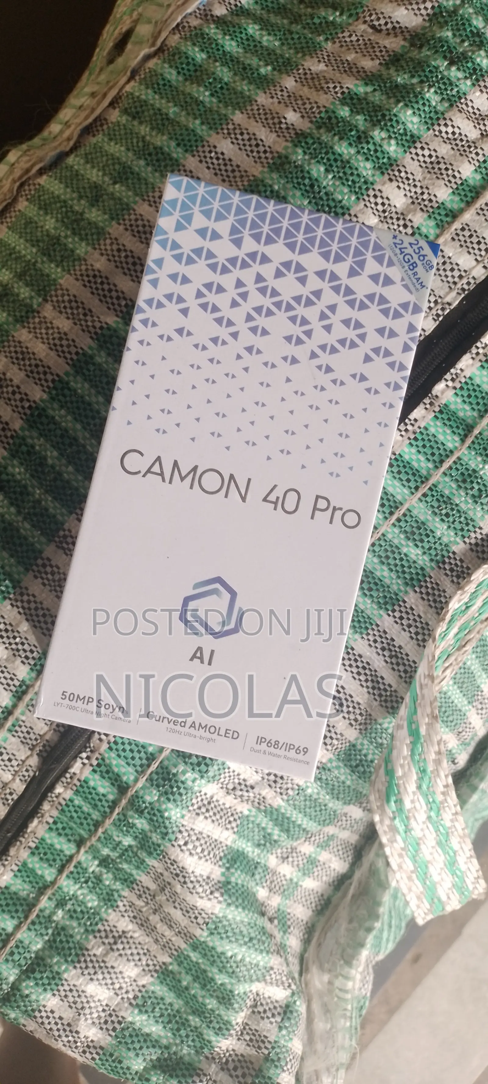 New Tecno Camon 40 Pro 5G 256 GB Blue