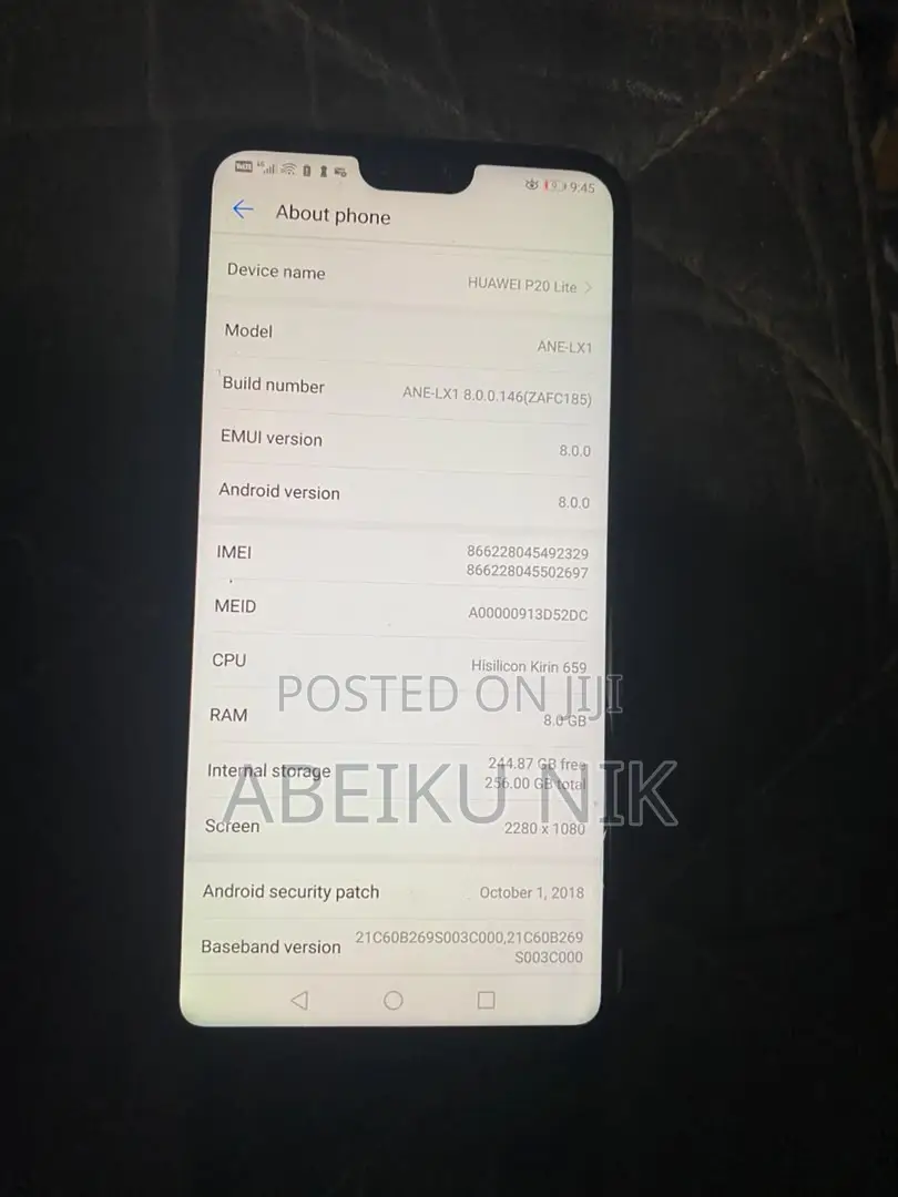 Huawei P20 Lite 128 GB Black