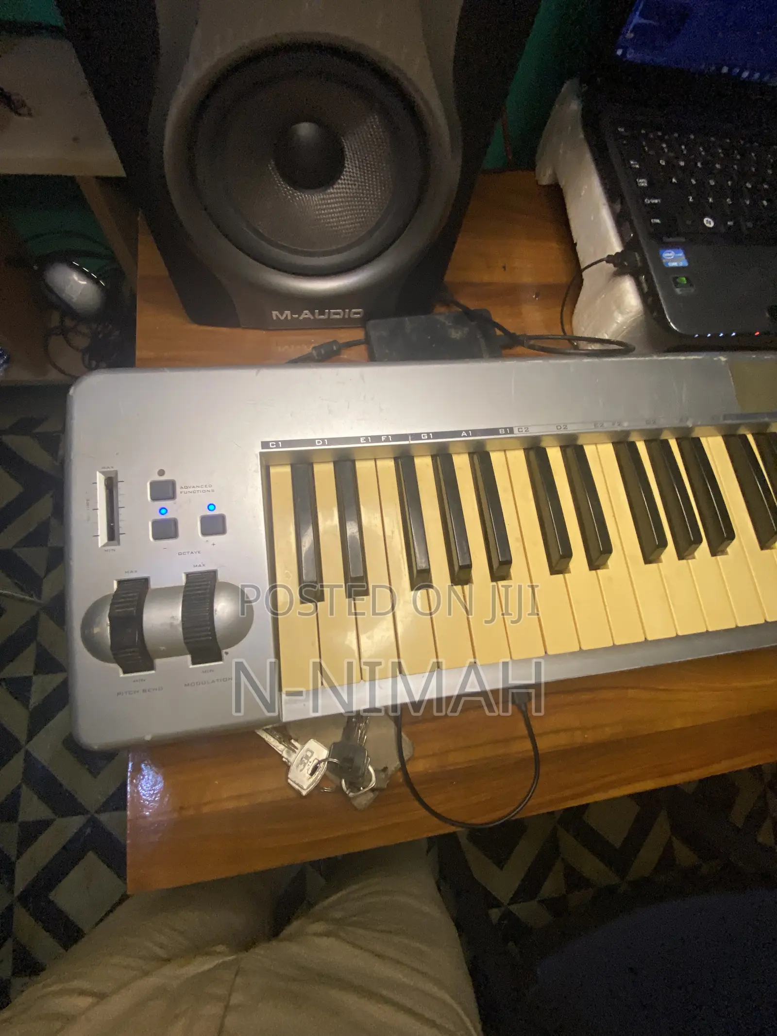 M-Audio Keystation 61es* - A 61-Key MIDI Controller Keyboard.