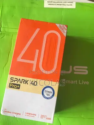 New Tecno Spark 40 Pro+ 256 GB Black