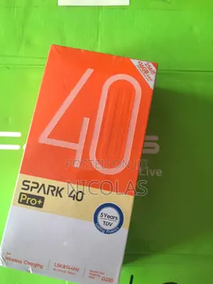 New Tecno Spark 40 Pro+ 256 GB Black
