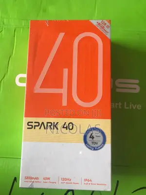 New Tecno Spark 40 128 GB Black