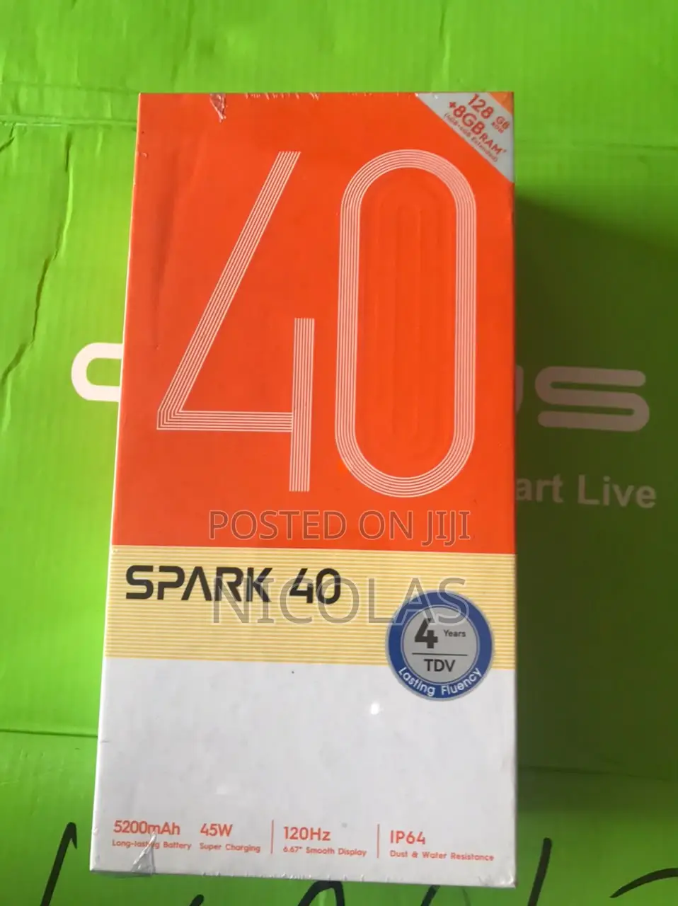 New Tecno Spark 40 128 GB Black