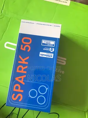 New Tecno Spark 50 128 GB Black