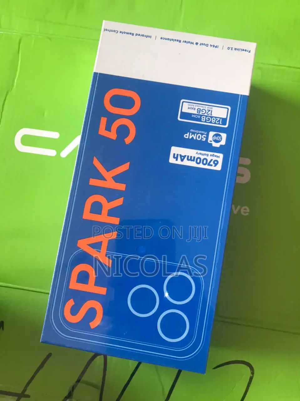 New Tecno Spark 50 128 GB Black