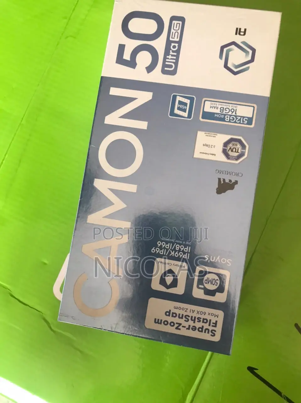 New Tecno Camon 50 Ultra 512 GB Black