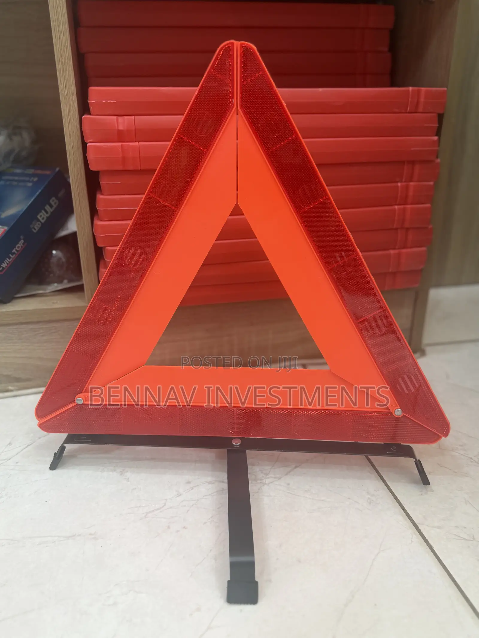 Pair of Reflective Warning Triangles