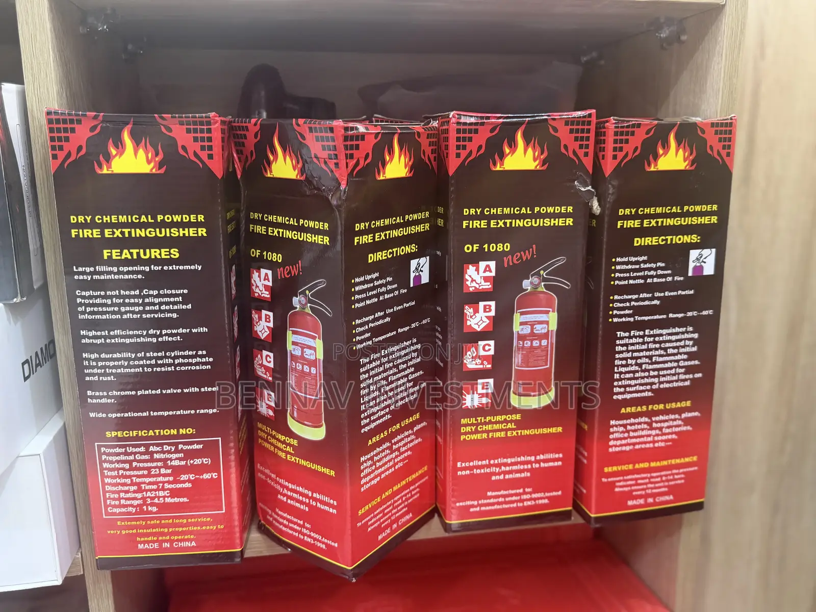 1Kg Fire Extinguisher for Cars