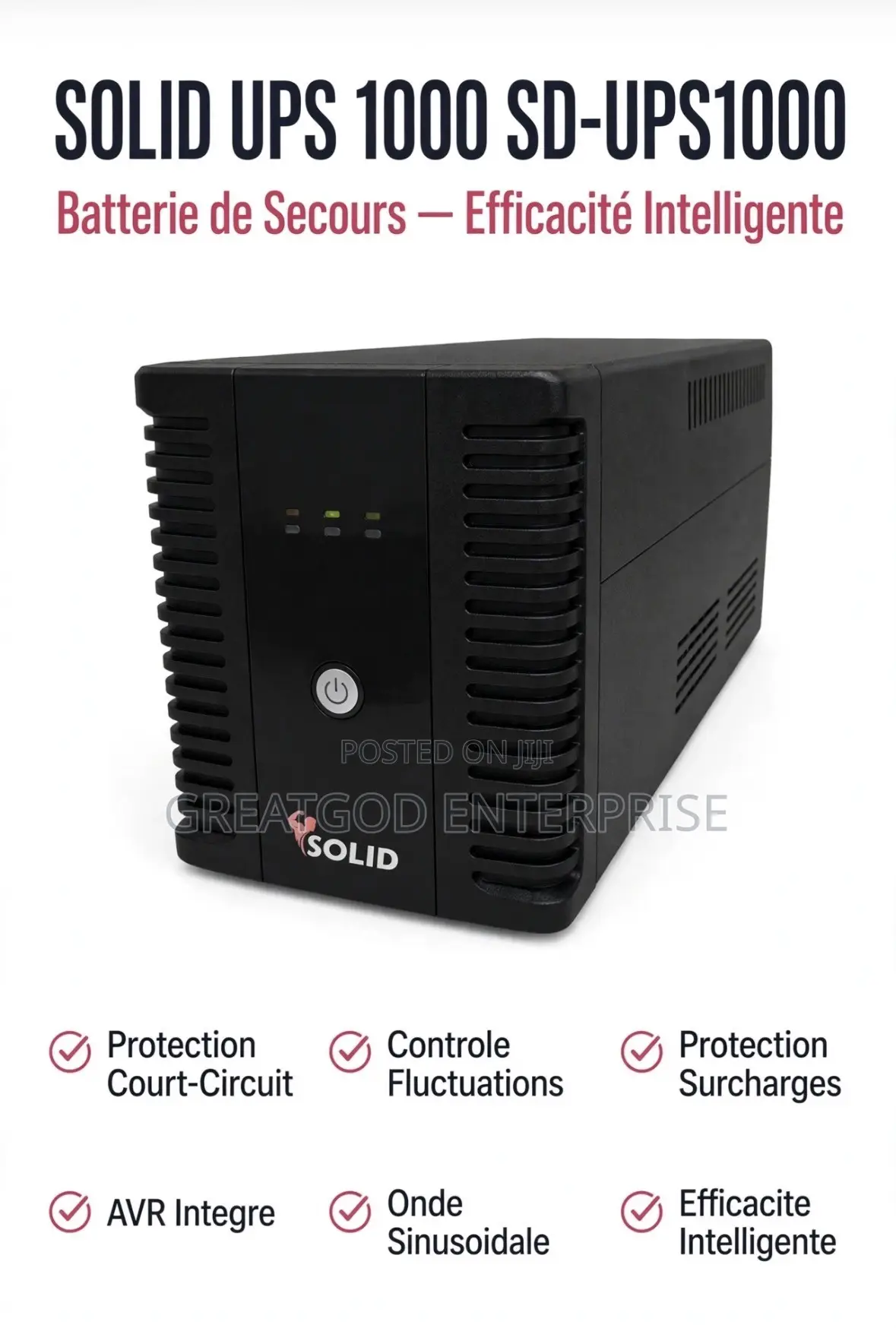Solid Ups 1000va (Sd-Ups1000)