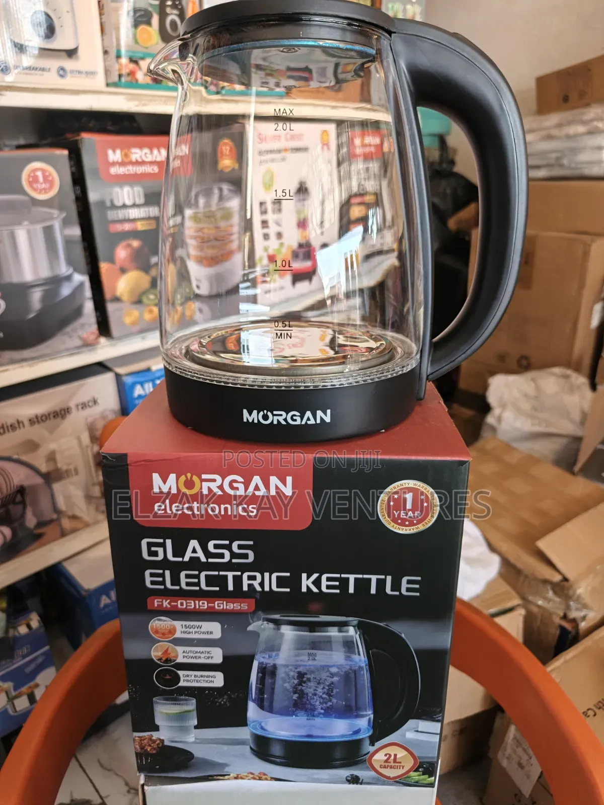 Borosilicate Glass Kettle