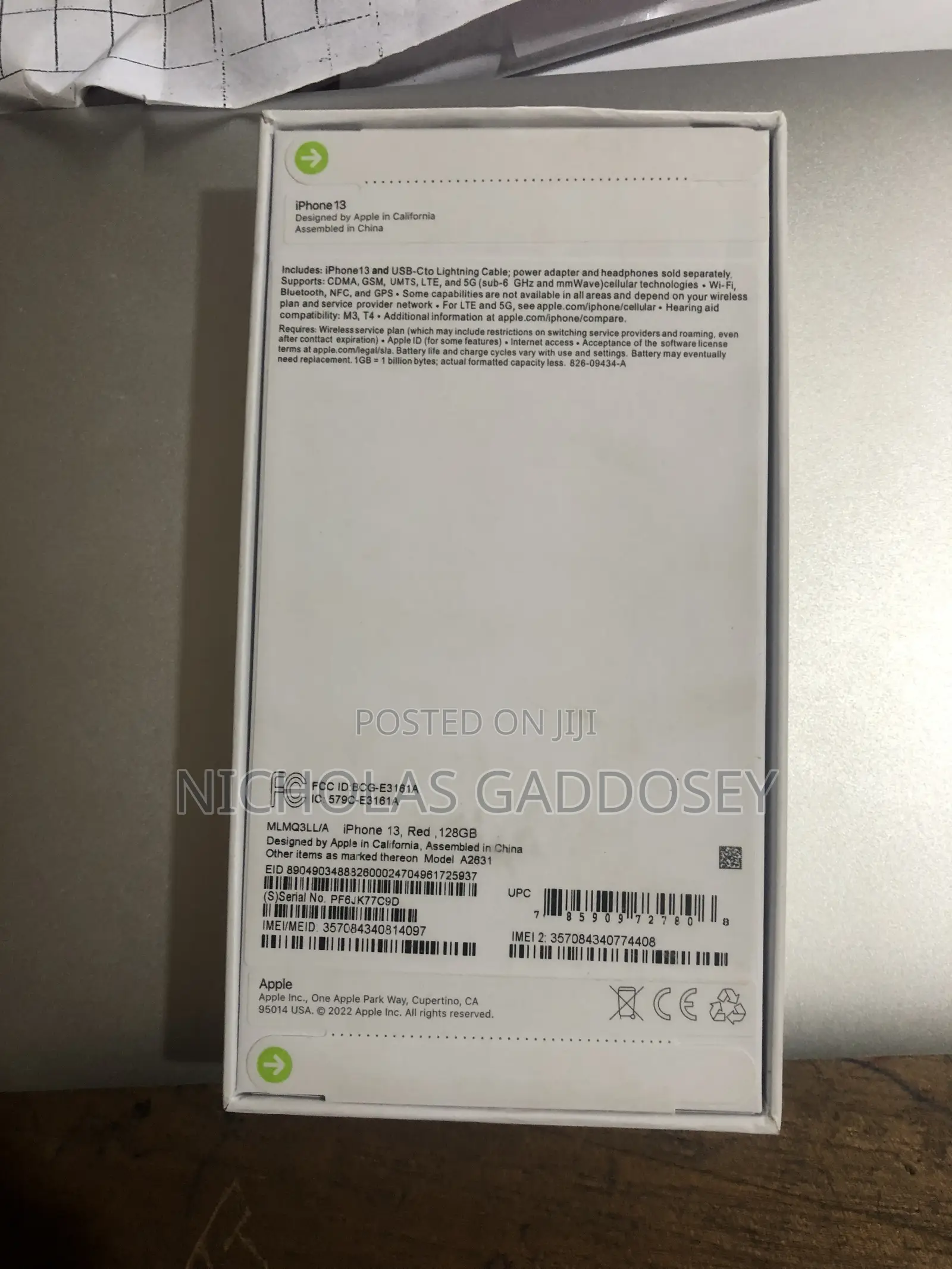 Apple iPhone 13 128 GB Red