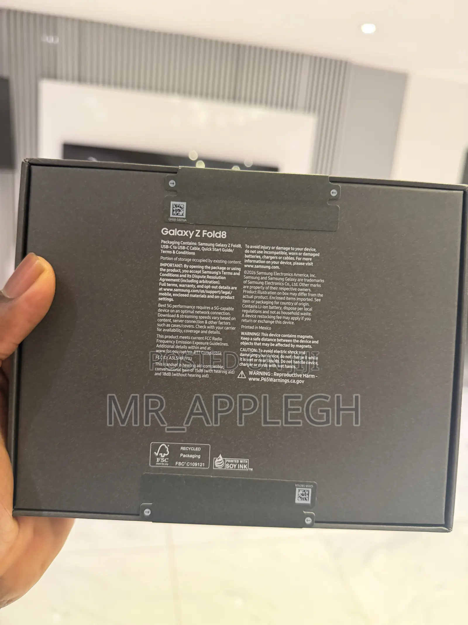 New Samsung Galaxy Z Fold8 512 GB Blue
