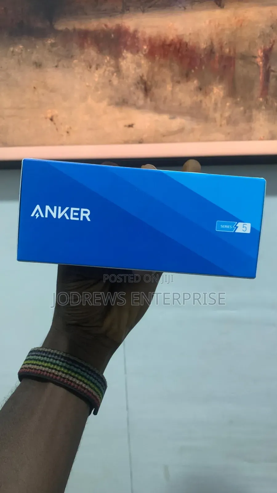 Anker Charger (140W, 4 Ports, Smart Display) With 5ft USB-C Cable