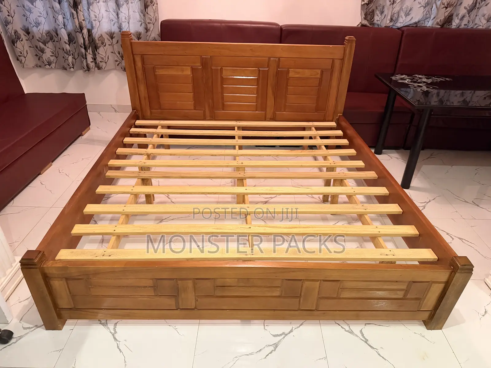 Queen Size Bed With Two Side Stands