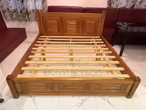 Queen Size Bed With Two Side Stands